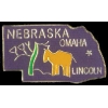 NEBRASKA PIN NB STATE SHAPE PINS